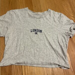 Brandy Melville Heather Gray Tee
